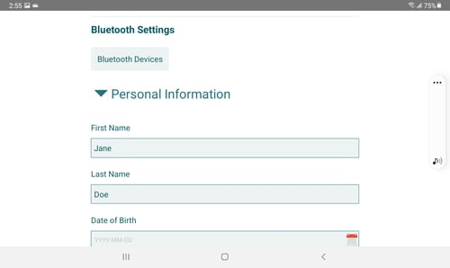 Bluetooth Devices and Personal Information