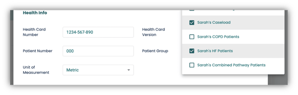 Creating users in Saras caseload