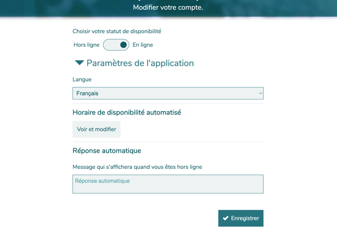 Personal App Settings 1