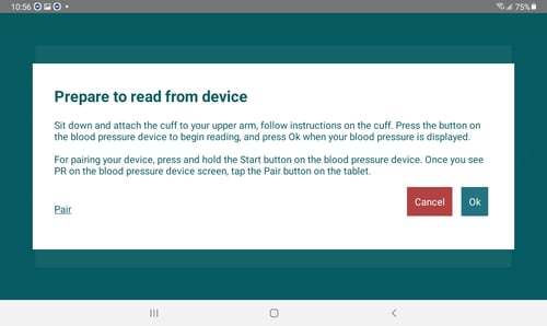 Prepare to read from device BP